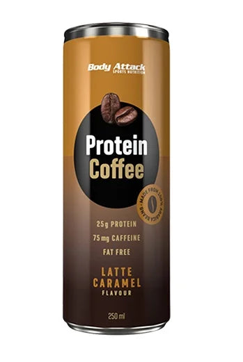 Body Attack Protein Coffee - Latte Caramel (12x250ml)