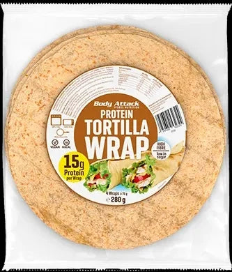 Body Attack Protein Tortilla Wraps 280g
